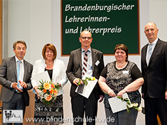 Ehrung von Frau Zehl zum Brandenburgischer Lehrerinnen- und Lehrerpreis 2017
