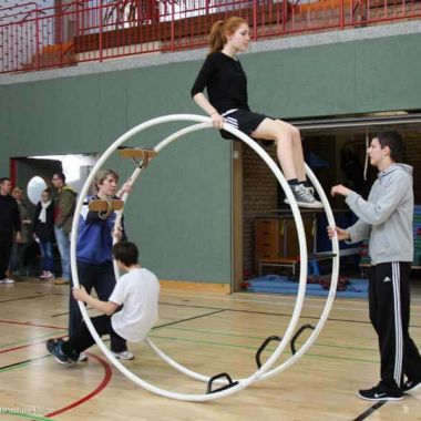 Rhönradturnen beim Tag der offenen Tür 2015